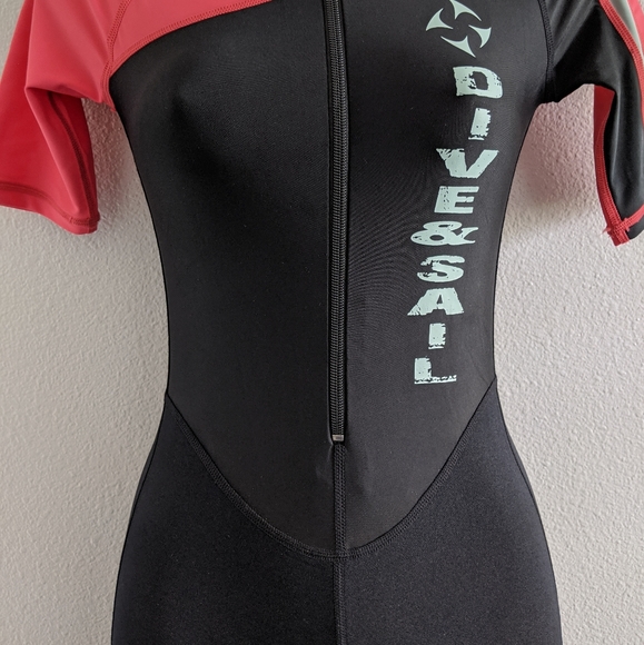 Dive & Sail Women's Rash Guard Wetsuit Quick Dry 1 - Picture 4 of 8